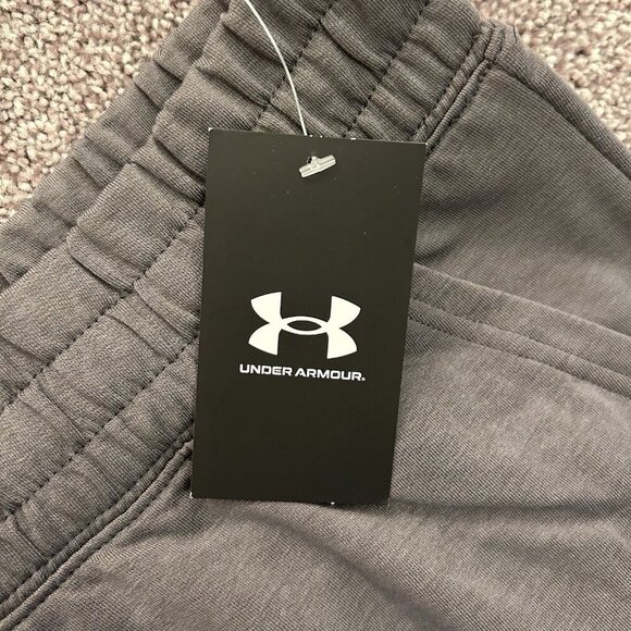 Under Armour Women's Rival Terry Jogger Size XL Gray Pockets Drawstring NWT $60 - Picture 12 of 14